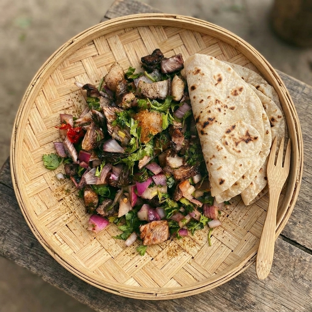 Pork Bharta x3 Rotis