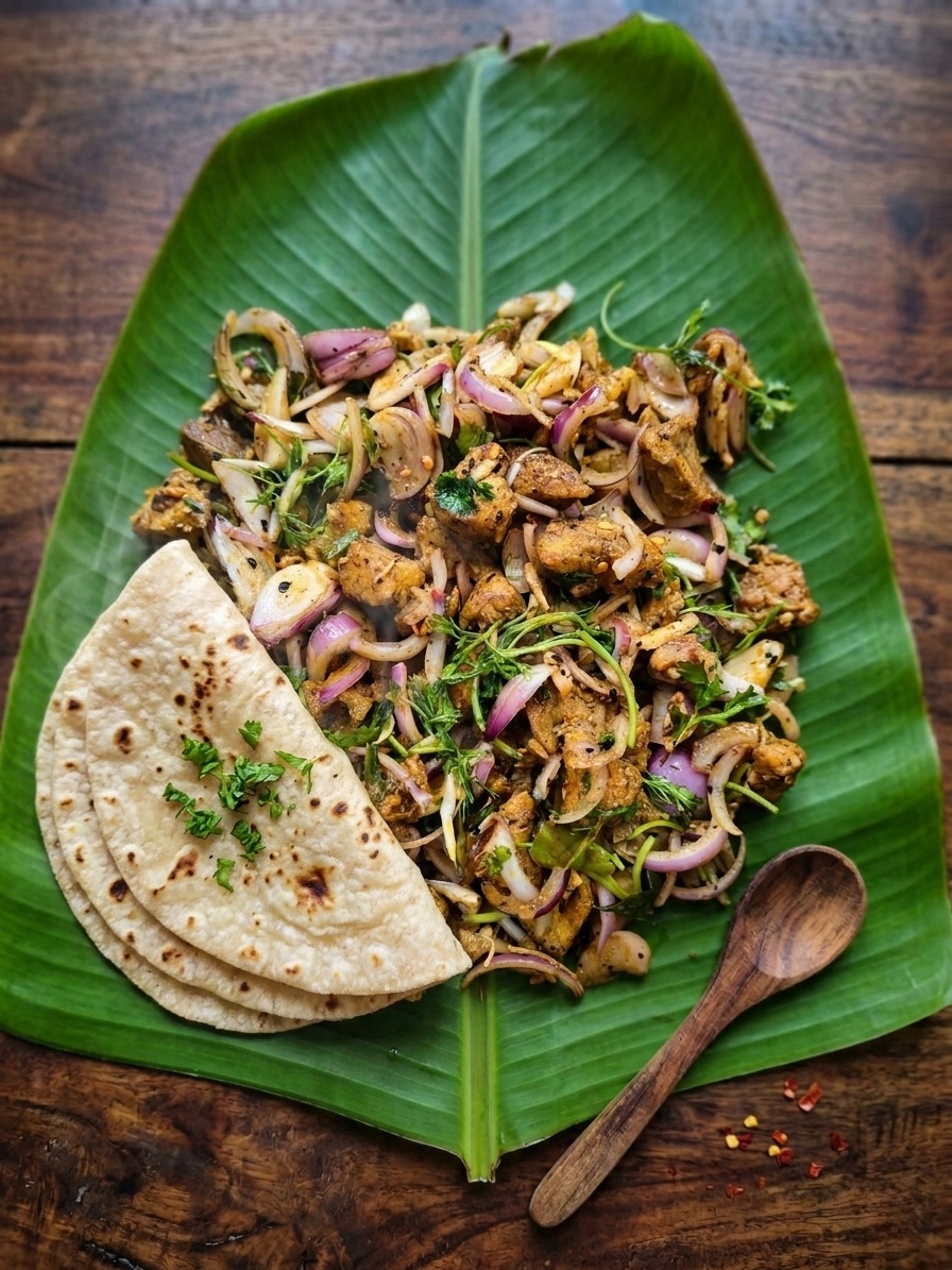 Chicken Bharta x3 Rotis